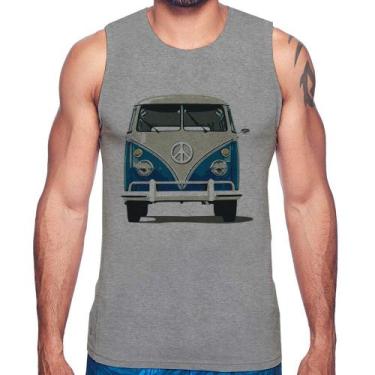 Imagem de Regata Kombi Vintage - Foca na Moda, Cinza, M