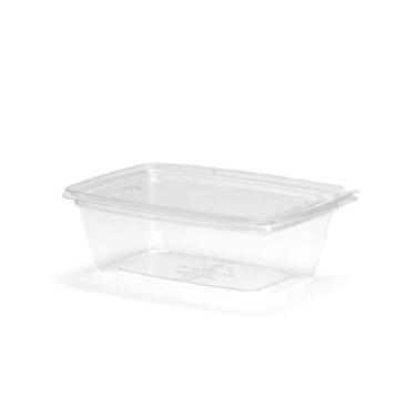 Imagem de 120un Pote Retangular com Lacre 750ml G736 Transparente Galvanotek