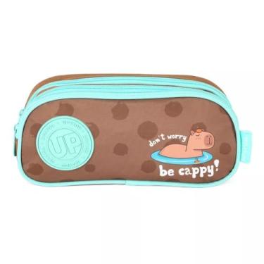 Imagem de Estojo Triplo, Luxcel, Up4you, Capivara, Verde