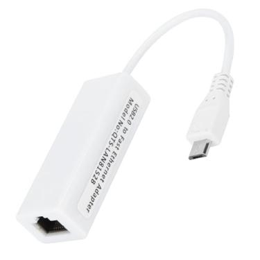 Imagem de Estink Adaptador Ethernet 10/100Mbps Micro USB para RJ45 Placa de Rede para Zero 1.3/W Com Porta LAN 100Mbps Suporte USB 1.0/./2.0/3.0