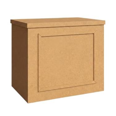 Imagem de Mesa Fake Cômoda Dobrável de MDF,Para Festas e Eventos, Ideal para Organizadores e Famílias na Decoração(Lisa)