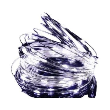 Imagem de Luzes De Natal LED USB Brancas Quentes De 20m Para Decoração De Festas