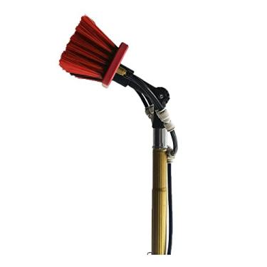 Imagem de Escova de limpeza, vareta de limpeza, escova telescópica, lavadora, extensível, limpador de telhado, painel solar de vidro externo (7,2 m)