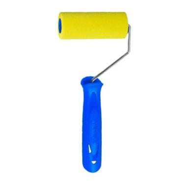 Imagem de Kit Completo Pintura Esmalte Metal Madeira | 07 Peças | 2 Rolos Tigre 1341 + 2 Pincéis 519 + 3 Lixas Ferro