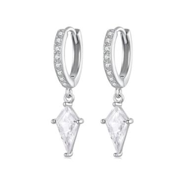 Imagem de GemKing Brincos de cruz Starlight BSE1250, Prata esterlina, Sem Pedra Preciosa