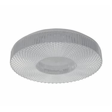 Imagem de PLAFON SEVILHA 400 REDONDO LED 24W 3000/4000/6000K COM AREIA DE CRISTAIS BRANCO AUTOVOLT