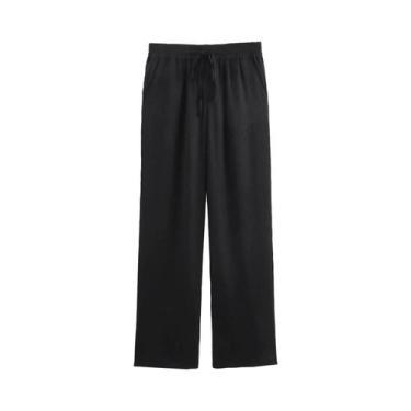 Imagem de Conjunto De Calças Casuais E Blazer Amassado Feminino De Moda Outono E