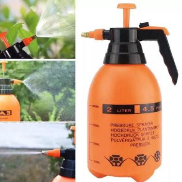 Imagem de Pulverizador Spray 2l Laranja Borrifador Regador Manual Ferramenta Cas