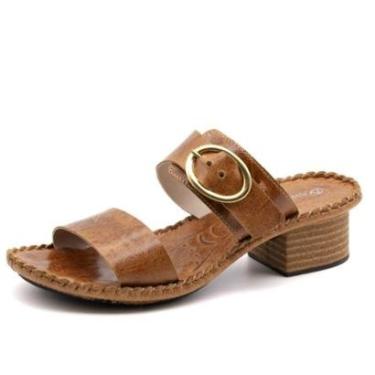 Imagem de Tamanco Andacco Castanho Feminino Original 16128-Feminino