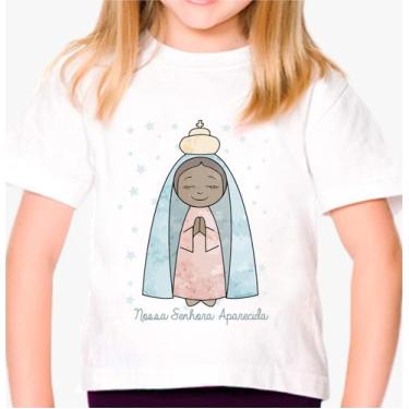Imagem de Camiseta Infantil Nossa Senhora Aparecida Est.28 - ZLprint, 8