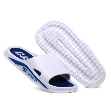 Imagem de Sandália Slide Modelo Nuvem Perfeito - IZ, Azul, 36