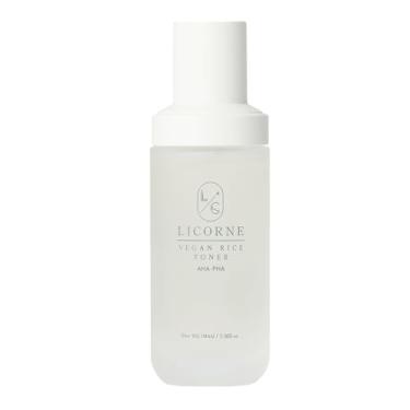 Imagem de LICORNE Tônico de arroz vegano coreano - tônico facial hidratante com extrato de farelo de arroz - tônico facial leitoso com água de arroz, rotina coreana de cuidados com a pele - 100 ml