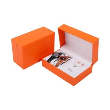 Imagem de Caixa Organizadora De Relógios De Luxo Unissex Em Couro PU, Suporte Pa