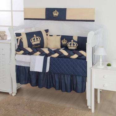 Imagem de Kit Para Berço Trança Coroa Menino Menina - Beatriz Baby Enxovais, CAQ