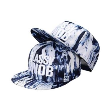 Imagem de Boné De Beisebol Masculino Ajustável Com Aba Reta, Estilo Hip-hop, Bor