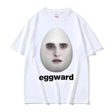 Imagem de Camiseta Masculina E Feminina Twilight Eggward Meme Edward Cullen Paro