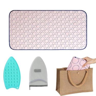Imagem de Tapete de passar roupa - Tapete de passar roupa para costura, cobertor de prensagem de cobertura, suprimentos para costura, roupas, secadora, lavadora, casa, apartamento, dormitório, bancada, viagem