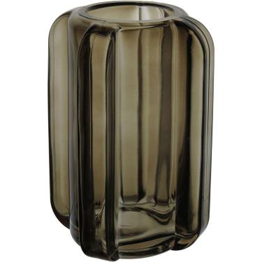 Imagem de Vaso Decorativo Enfeite Planta Home&co Vidro 20x11cm Marrom