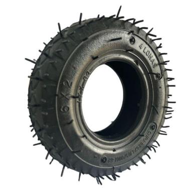 Imagem de Pneu 6x2 Pneumático 4 Lonas Cargo Speed 150kg Para Carrinho