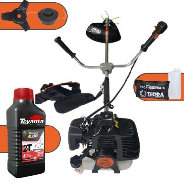Imagem de Máquina De Cortar Grama Gasolina Terra GRH430 + Óleo Toyama