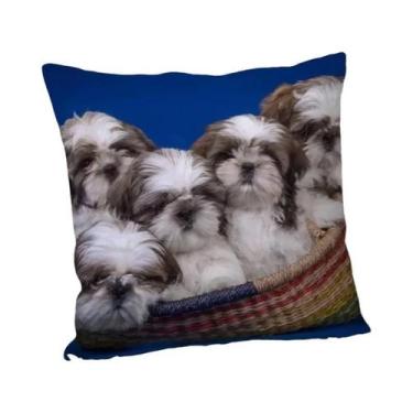 Imagem de Capa De Almofada Para Cachorro Shih Tzu, Capa Decorativa Moderna Para 