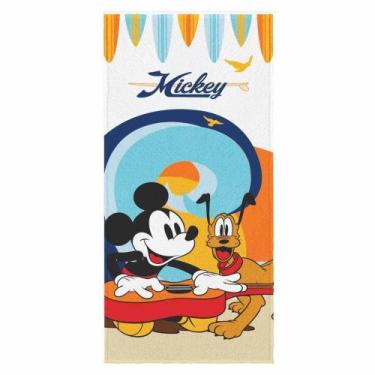Imagem de Toalha de Banho Infantil Felpuda Mickey Musica - Lepper