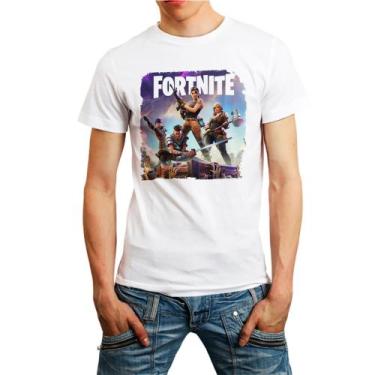 Imagem de Camiseta fortnite games jogos camisa masculina lançamento 02 - DESIGN 