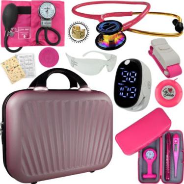 Imagem de Kit Estagio Saude Medicina Enfermagem Farmacia Completo Top - Love Sau