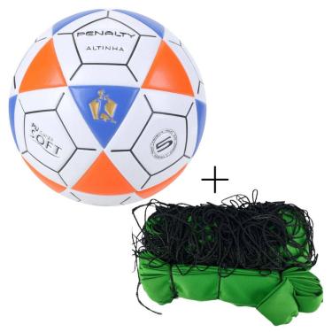 Imagem de Kit Bola De Futevôlei Penalty Altinha Oficial+Rede Futevôlei Master Rede Verão 9.5 M 2 Faixas
