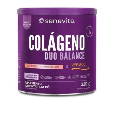 Imagem de Colágeno Duo Balance Verisol Hibiscus com Frutas Roxas 330g Sanavita