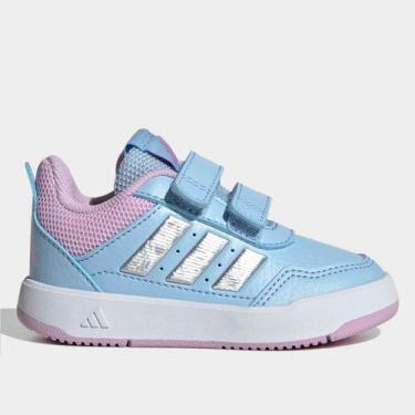 Imagem de Tênis Infantil Adidas Tensaur Sport, Azul, Rosa, 21