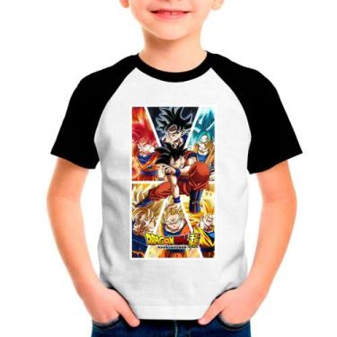Imagem de Camiseta Desenho DRAGON BALL Z Moda Infantil Roupa Criança 02 - DESIGN
