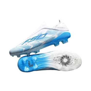 Imagem de Chuteiras De Futebol Masculinas De Cano Alto Antiderrapantes Para Gram