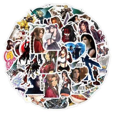 Imagem de Adesivos Finals Fantasy Anime em vinil impermeável, 50 unidades - yiwe