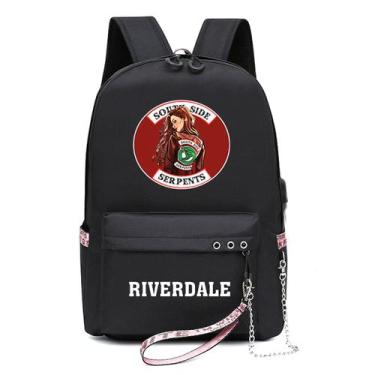 Imagem de Mochila Riverdales Kids School Nylon com impressão 3D 30x14x42cm - yiw