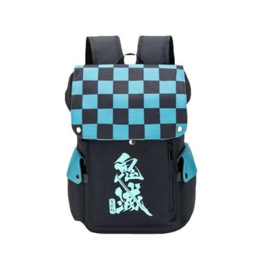 Imagem de Mochila escolar Demons Slayers Anime Schoolbag para crianças - yiweisa