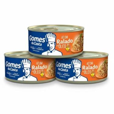Imagem de Kit 3 Atum Ralado Em Óleo Gomes Da Costa 170G - Gomez Da Costa