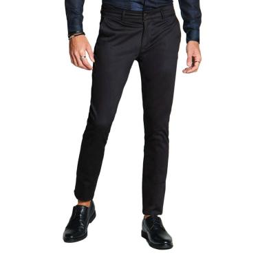 Imagem de Calça Sarja Masculina Docthos Easy Preta - 110017-Masculino