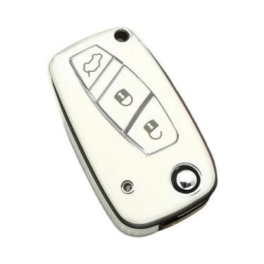 Imagem de Capa De Chave Flip TPU Para Fiat 500 Panda Stilo Ducato Punto Doblo Br