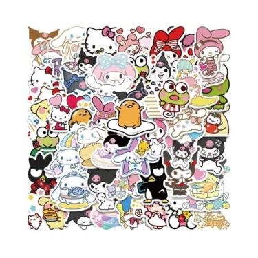 Imagem de Adesivos Kawaii Kuromi Keroppi Sanrio Mistos Para DIY, Decoração De Te