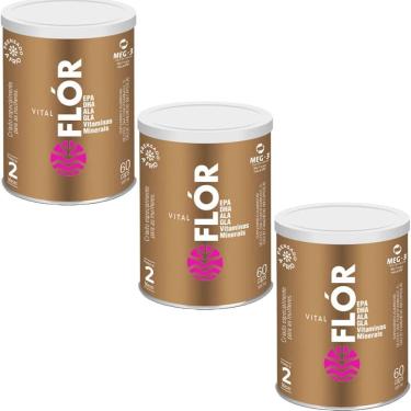 Imagem de Kit 3X Vital Flór - 60 Cápsulas - Vital Âtman-Masculino