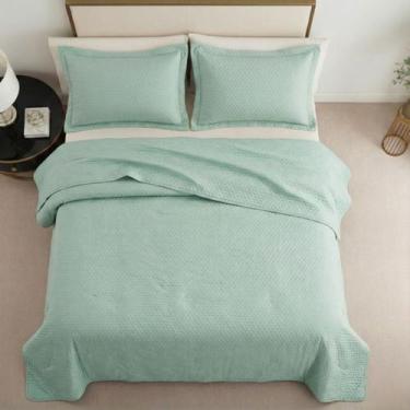 Imagem de Cobre Leito Solteiro Com Porta Travesseiro Dupla Face 02 Peças Toque M