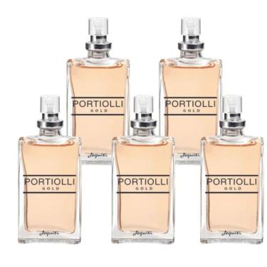 Imagem de Combo 5un Colônia Portiolli Gold 25ml - Jequiti