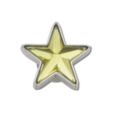 Imagem de Jibbitz Estrela de Jóias SMT Verde e Prata Único - CROCS, Unico, Un