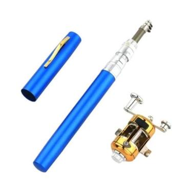 Imagem de Conjunto De Vara De Pesca Telescópica Mini Portátil Com Carretilha - N