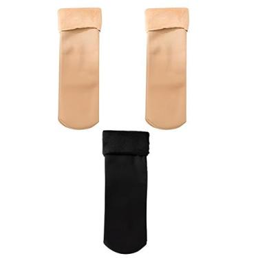 Imagem de Kit com 3 Meias Termica Unissex Peluciada Para Frio Intenso - HANGAR M