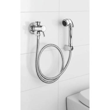 Imagem de Ducha Higiênica Cromada c/ Registro e Derivação - Congratulations Stor