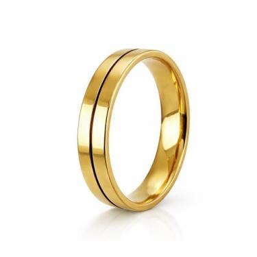 Imagem de Aliança em Ouro 18K 4,60 mm - Joia de Noivado, Casamento ou Compromiss