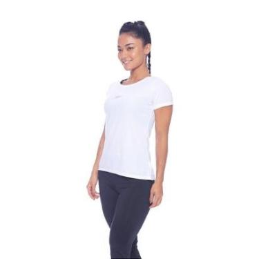 Imagem de Camiseta Speedo Interlock Basic Feminina Branco-Feminino