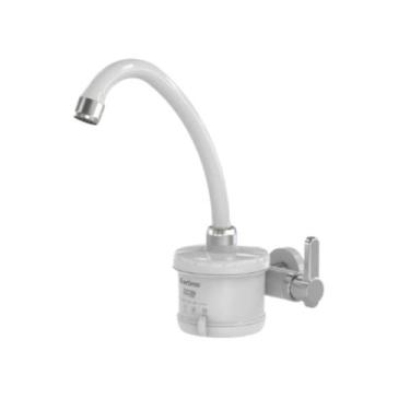 Imagem de Torneira Eletrica Parede Plus 4T 5500w 220V Branca Cromada - Enerbras